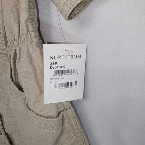NWT Caslan Short Sleeve Beige Safari Style Jacket Size XS - Picture 6 of 6